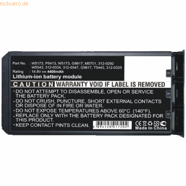 Bild von AGI Akku kompatibel mit Packard Bell Easynote S4996 - Akku - 4.400 mAh (4400 mAh), Notebook Akku, Schwarz