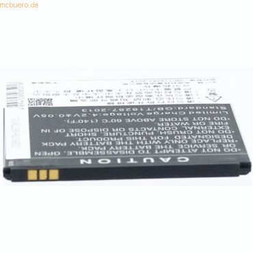 Bild von AGI Akku für Lenovo S898T Li-Ion 3,7 Volt 2050 mAh schwarz. Handy-Akku 2050 mAh (3.7 V)