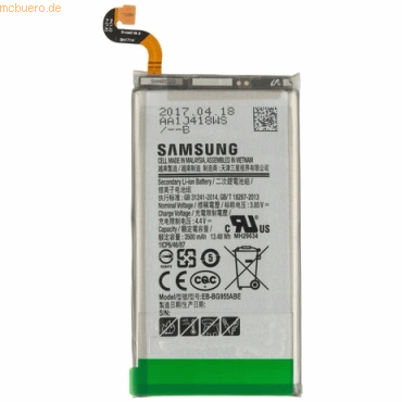 Bild von Samsung Akku für Samsung SM-G955N Li-Ion 3,85 Volt 3500 mAh silberfarb