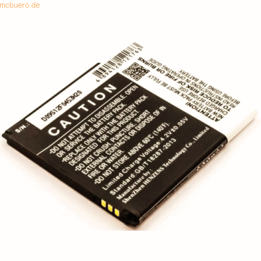 Bild von AGI Akku für Alcatel TLI014C7 Li-Ion 3,7 Volt 1400 mAh schwarz. Handy-Akku 1400 mAh (3.7 V)