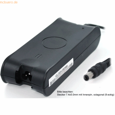 Bild von AGI 75909 - Notebook - Indoor - 100-240 V - Schwarz - DELL - 150 mm (65 W), Notebook Netzteil, Schwarz
