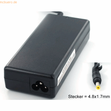 Bild von AGI 84663 - Notebook - Indoor - 100-240 V - Schwarz - HP 625 - 130 mm (90 W), Notebook Netzteil, Schwarz