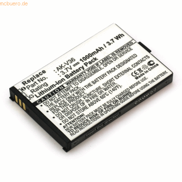 Bild von AGI 98535 - Akku - Schwarz - Lithium-Ion (Li-Ion) - 1000 mAh - 3,7 V - 56 mm, Smartphone Akku