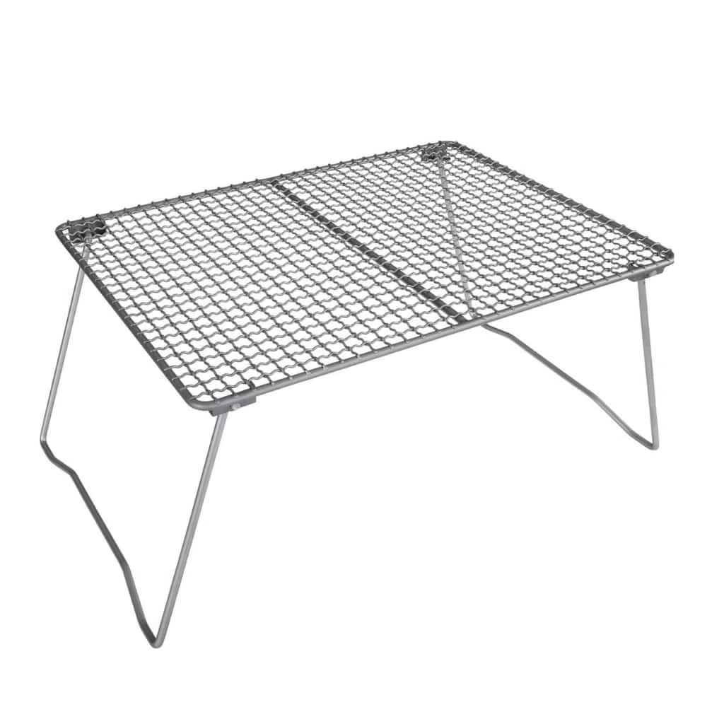 Bild von Origin Outdoors - Klappgrill Titan - Grill Gr 33 x 24,5 cm x Höhe 18 cm metallic