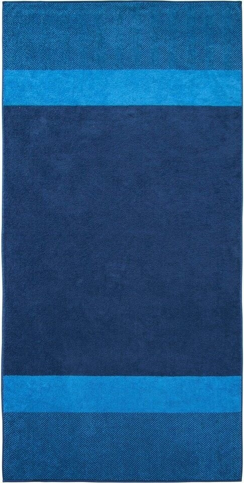 Bild von Dyckhoff Saunatuch XL Two-Tone Stripe blau 100.0 x 200.0 cm (13349 53 400)