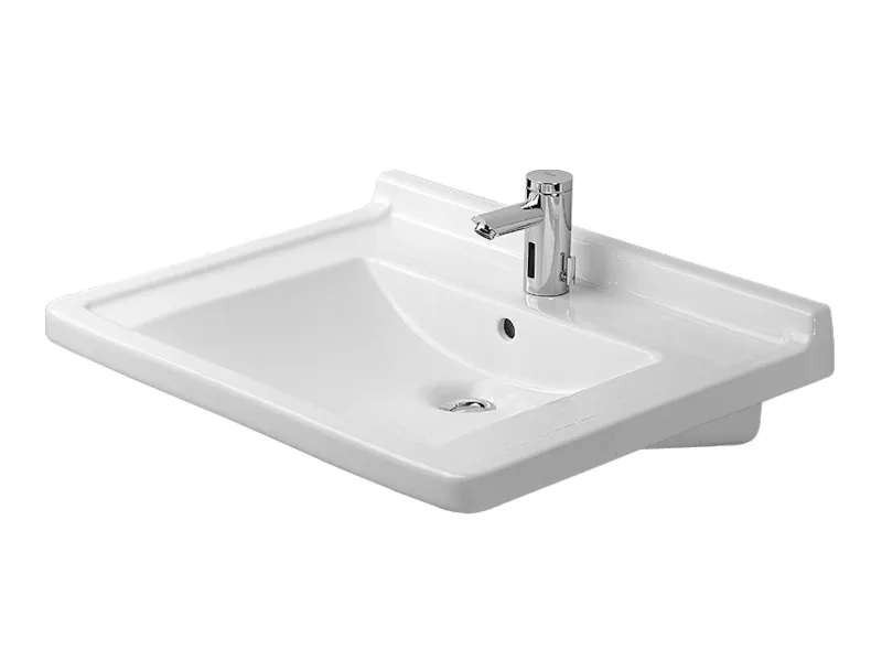 Bild von Duravit Starck 3 Waschtisch Weiß Hochglanz 700 mm - 0309700000 0309700000