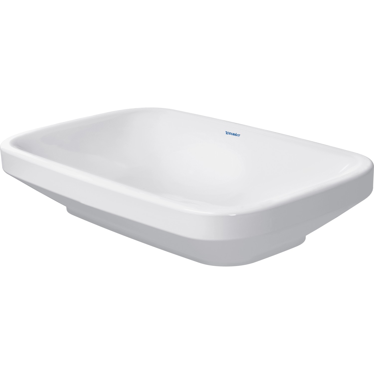 Bild von Duravit Aufsatzbecken DuraStyle 60cm ohne Überlauf, ohne Hahnlochbank, Farbe: Weiß mit Wondergliss