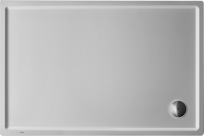 Bild von Duravit Duschwanne Starck Slimline 1200 x 1000 mm Weiß Ablaufdurchmesser 90mm, rechteckig, Sanitäracryl