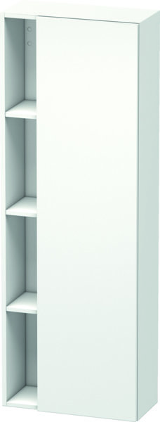 Bild von Duravit DuraStyle Hochschrank 1238, 1 Drehtür, Anschlag rechts, Höhe: 1400mm, Tiefe: 240mm, Farbe (Front/Korpus): Europäische Eiche / Kastanie Dunkel