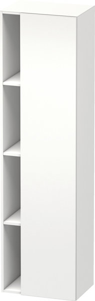 Bild von Duravit DuraStyle Hochschrank 1249, 1 Drehtür, Anschlag rechts, Höhe: 1800mm, Tiefe: 360mm, Farbe (Front/Korpus): Basalt Matt / Europäische Eiche