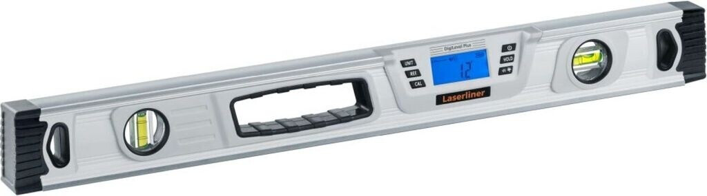 Bild von Laserliner DigiLevel Plus 60 cm. Länge: 0,6 m, Produktfarbe: Silber, Auswählbare Einheiten: %, Grad, mm/m. Akku-/Batterietyp: AAA, Batteriespannung: 1,5 V. Breite: 600 mm, Tiefe: 66 mm, Höhe: 30 mm (081.251A)