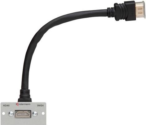 Bild von Kindermann HDMI (Typ A) — HDMI (Typ A) (0.05 m, HDMI), Video Kabel