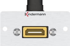 Bild von Kindermann Konnect 50 alu - Modulares Faceplate-Snap-In - HDMI