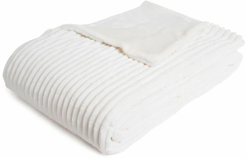 Bild von Wohndecke GÖZZE Decke CORD weiß LB 200x150 cm weiß Wohndecke Kuscheldecke, Gözze