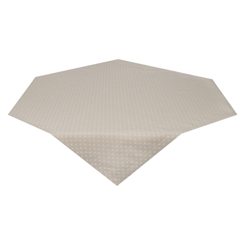 Bild von Elegante SPRÜGEL Tischdecke in Beige