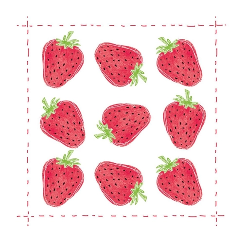 Bild von PPD Servietten Fashion Strawberry Allover