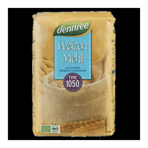 Bild von Weizenmehl Type 1050 von Dennree – Ein Bioprodukt für alle Backliebhaber
