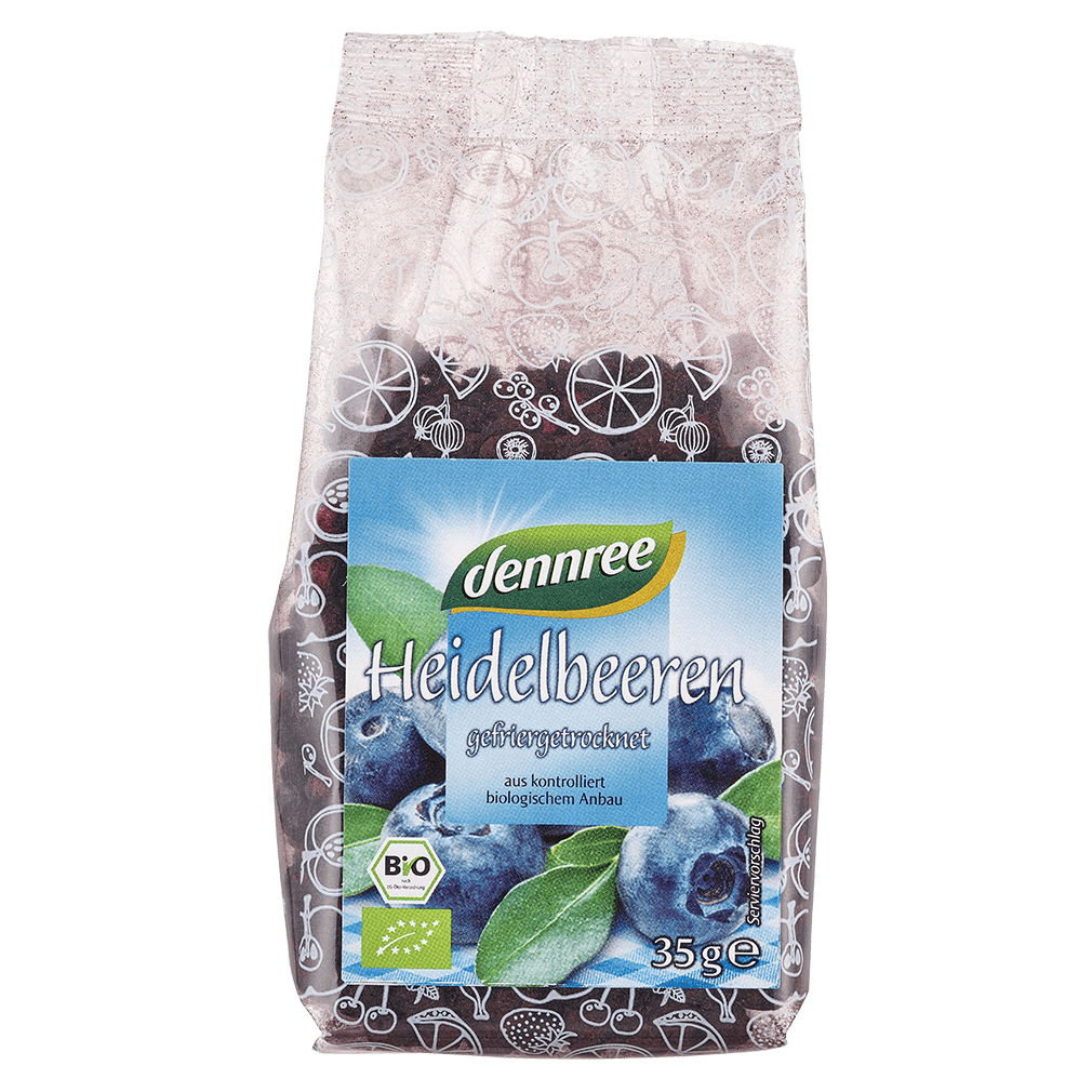 Bild von Bio Heidelbeeren gefriergetrocknet