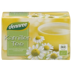 Bild von Kamille im Beutel