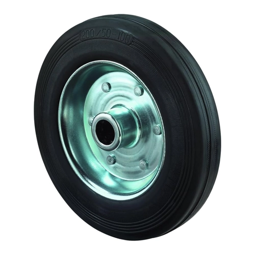 Bild von BS Rollen GmbH Schubkarren-Rad Ersatzrad für Bockrolle 80mm Gummi, Tragfähigkeit: 50 kg