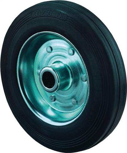 Bild von BS Rollen GmbH Schubkarren-Rad Ersatzrad für Bockrolle 160mm Gummi Tragfähigkeit 135kg Rolle Lenkroll