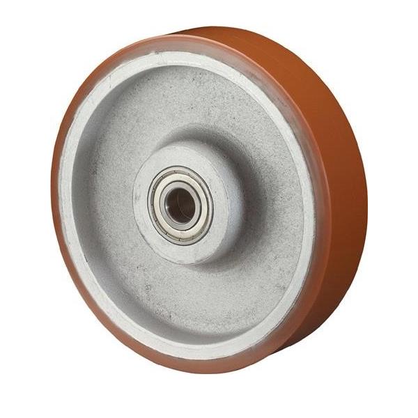 Bild von BS Rollen, Möbelrollen, Ersatzrad Rad-Ø 250 mm Tragfähigkeit 1200 kg Aluminium/Guss Achs-Ø 25 mm Nabenlänge 60 mm