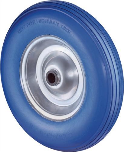Bild von BS ROLLEN Polyurethanrad, pannensicher Stahlfelge, Rad-Ø 400 mm Tragfähigkeit 200 kg, Rillen