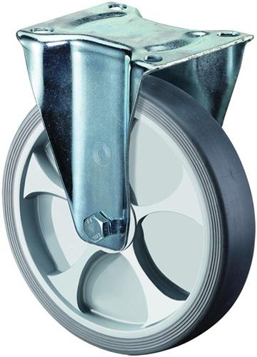Bild von BS Rollen Bockrolle (Transportrolle Tragkraft: 110 kg, Durchmesser Rad: 100 mm, Rollenlager) L410.B44.101