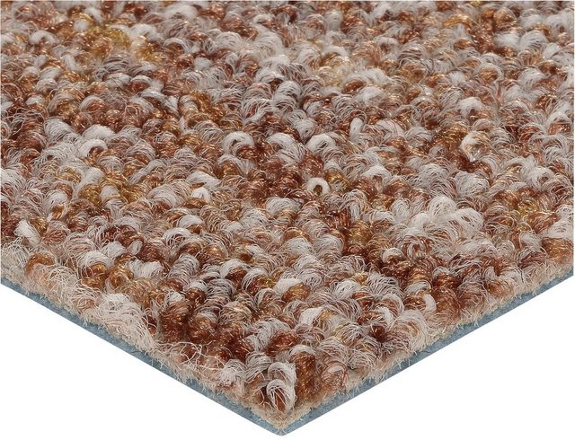 Bild von BODENMEISTER BM72269 Teppichboden Auslegware Meterware Schlinge meliert 200, 300, 400 und 500 cm Breit, verschiedene Längen, Variante:, Rot Terra, 6 x 5 M