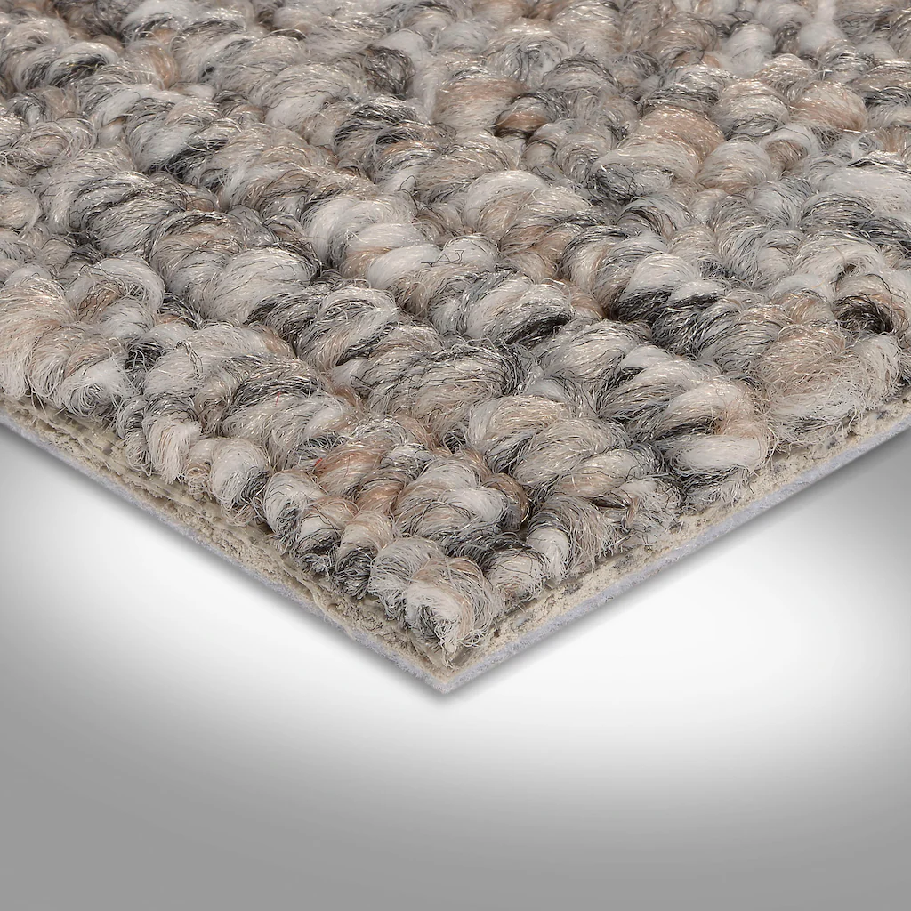 Bild von Bodenmeister Teppichboden "Alaska, Schlinge - meliert", rechteckig, 8,5 mm Höhe, Wohnzimmer, Kinderzimmer, Schlafzimmer, Breite 200/300/400/500 cm