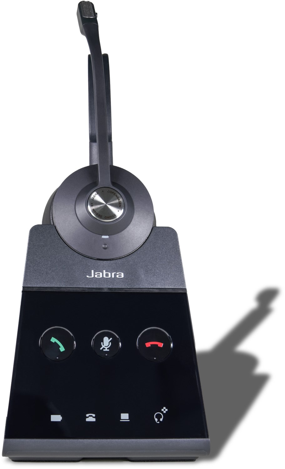 Bild von AGFEO Headset Engage 65 Mono Gesprächszeit von bis zu 13 Stunden inkl. Schnell-Lade Funktion integriertes Busylight 150 m Reichweite