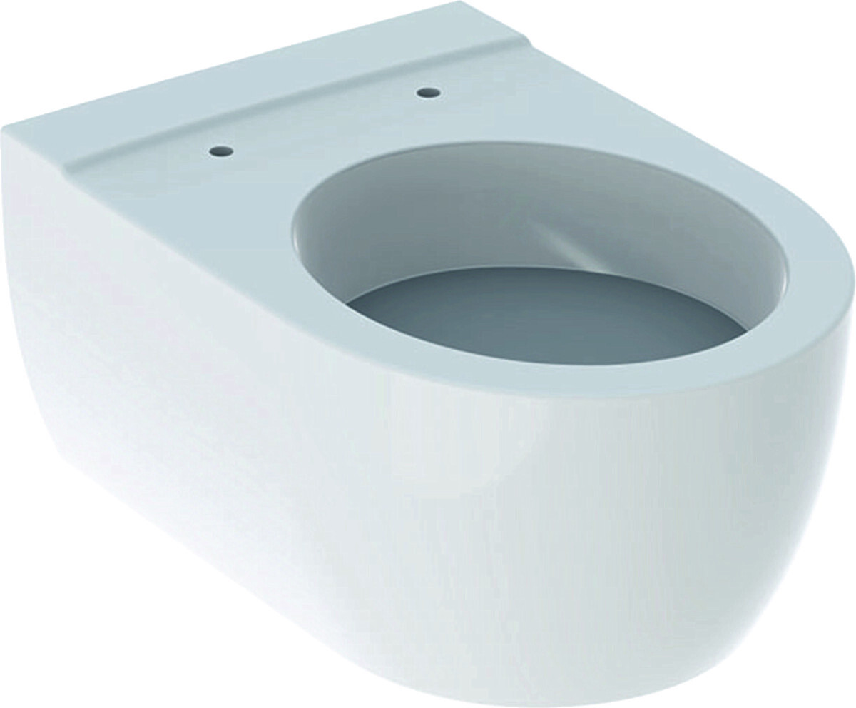 Bild von Geberit iCon/4U Tiefspül WC 6l, wandhängend, weiß, geschlossene Form, Farbe: Weiß, mit KeraTect