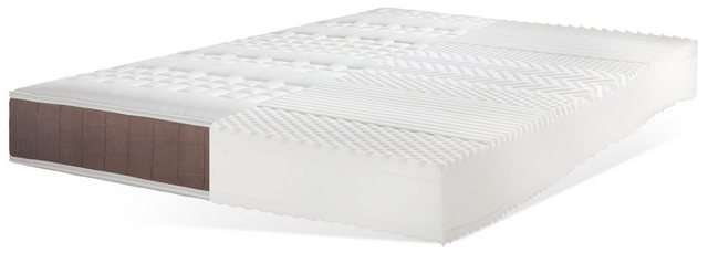 Bild von DELAVITA Boxspringmatratze »Luther Braun«, 24 cm hoch, Raumgewicht: 50 kg/m³, (1 St.), bietet den perfekten Wohlfühlkomfort