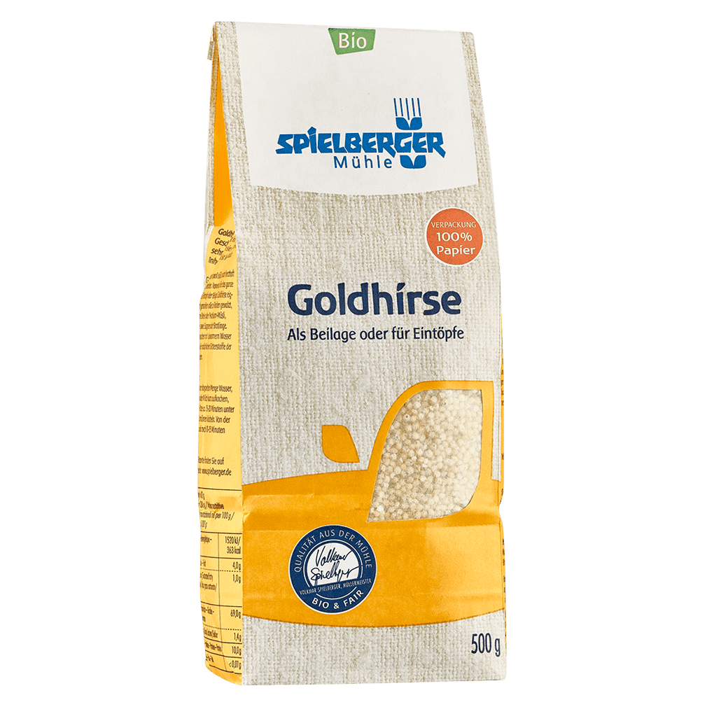 Bild von Spielberger Goldhirse, 500 gr Packung