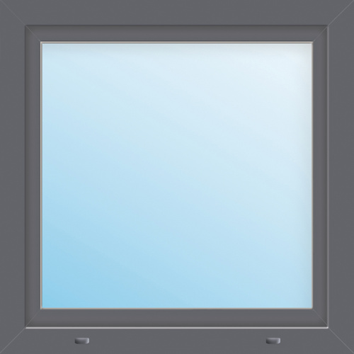 Bild von Meeth Wohnraumfenster »77/3 MD«, Gesamtbreite x Gesamthöhe: 95 x 95 cm, 1-flügelig, Dreh-Kipp - schwarz