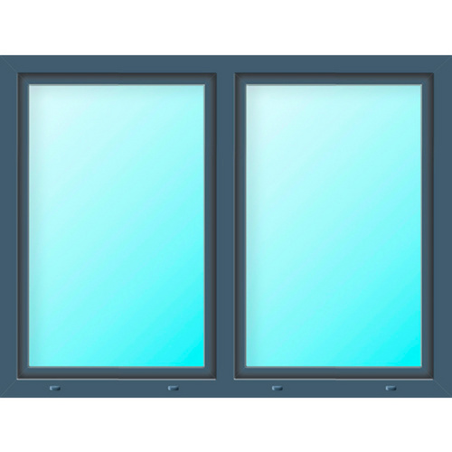 Bild von Meeth Wohnraumfenster »77/3 MD«, Gesamtbreite x Gesamthöhe: 125 x 125 cm, 2-flügelig, Dreh/Dreh-Kipp - schwarz