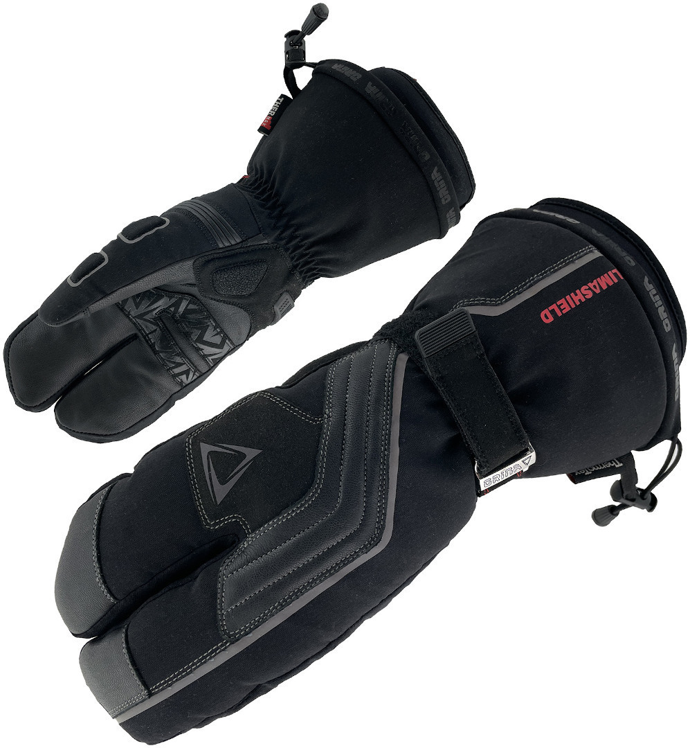 Bild von Orina Primus wasserdichte Motorradhandschuhe, schwarz, Größe M für Männer