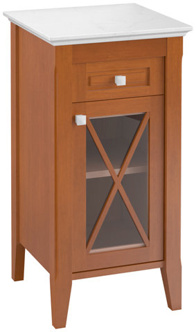 Bild von Villeroy & Boch, Badezimmerschrank, V&B Seitenschrank HOMMAGE 440x850x425mm Ans re Griffe we