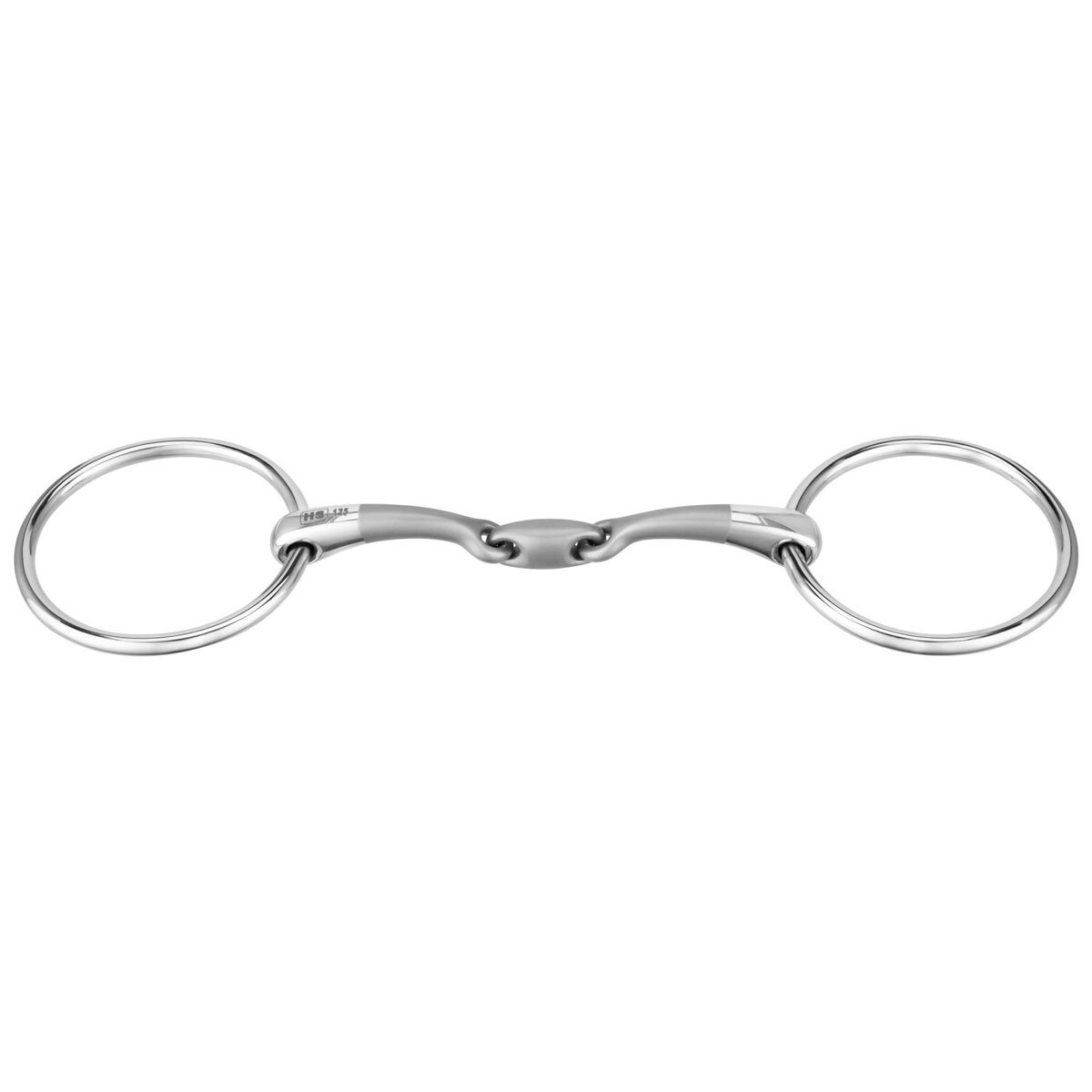Bild von SPRENGER Satinox Unterlegtrense 14mm doppelt gebrochen Edelstahl rostfrei