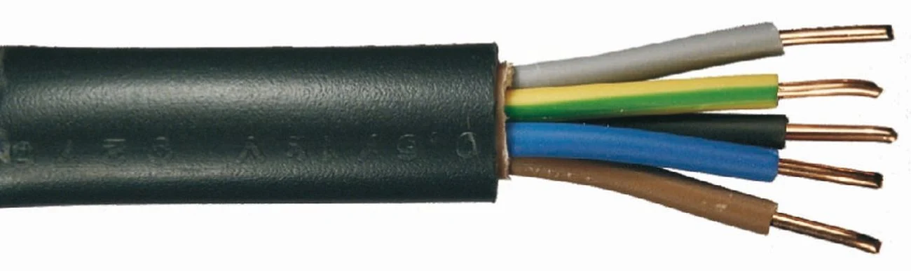 Bild von NYY-J Erdkabel 5x1,5qmm 25m Ring Starkstromkabel mit Schutzleiter