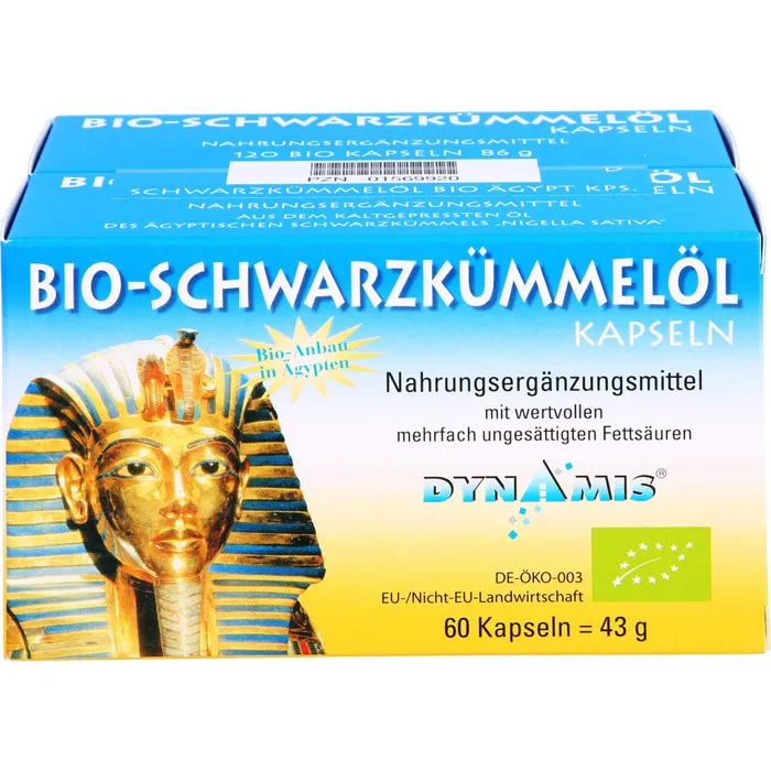 Bild von Schwarzkümmel Bio Ägyptisch 120 Kapseln - Nahrungsergänzungsmittel