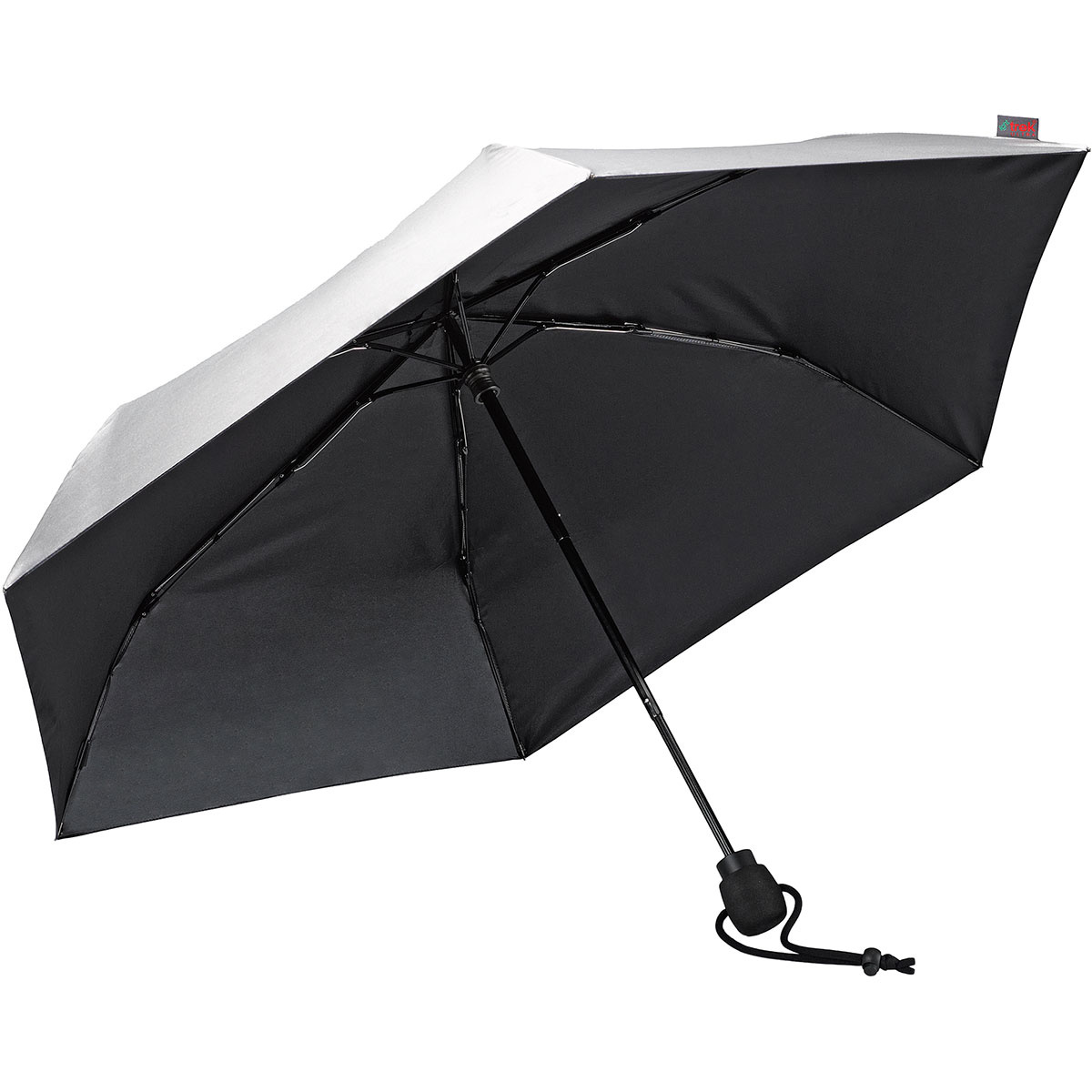 Bild von EuroSCHIRM® Taschenregenschirm »light trek® ultra, silber«, besonders leicht, kompakte Größe und mit UV-Schutz 50+