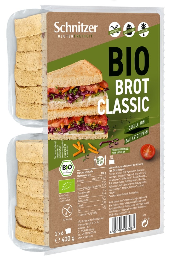 Bild von Schnitzer Bio-Brot "Classic", glutenfrei, 400 g