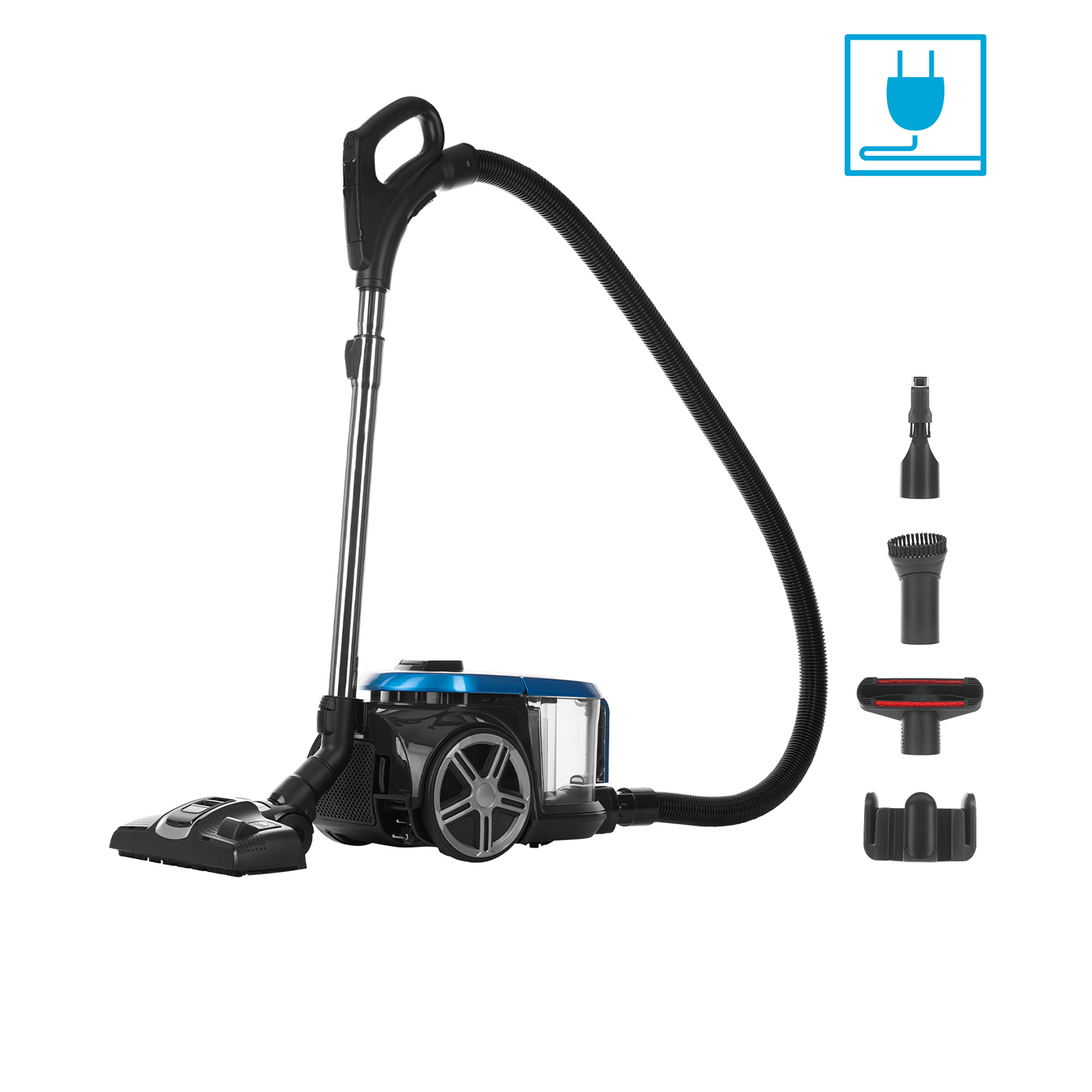 Bild von Genius Nass-Trocken-Sauger Invictus C7 beutelloser Staubsauger 15tlg., 900,00 W, herausnehmbarer 3l Staub-Behälter, extra leise 75 dBa, 4 Saug-Modi, 180° Gelenkkopf