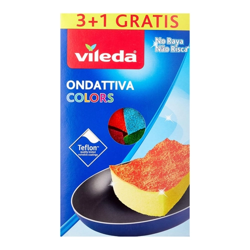 Bild von Vileda Pur Active Colors Scheuerschwamm 4er Set