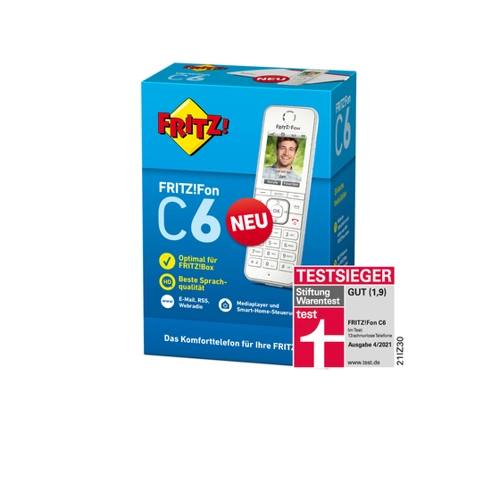 Bild von AVM FRITZ!Fon C6 - Schnurloses DECT-Telefon - Weiß