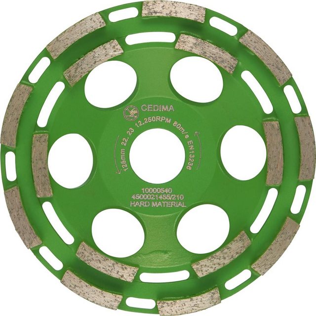 Bild von ELC Schleifteller Schleifteller Diamant EC 73 125mm 30x7x6,5mm CEDIMA