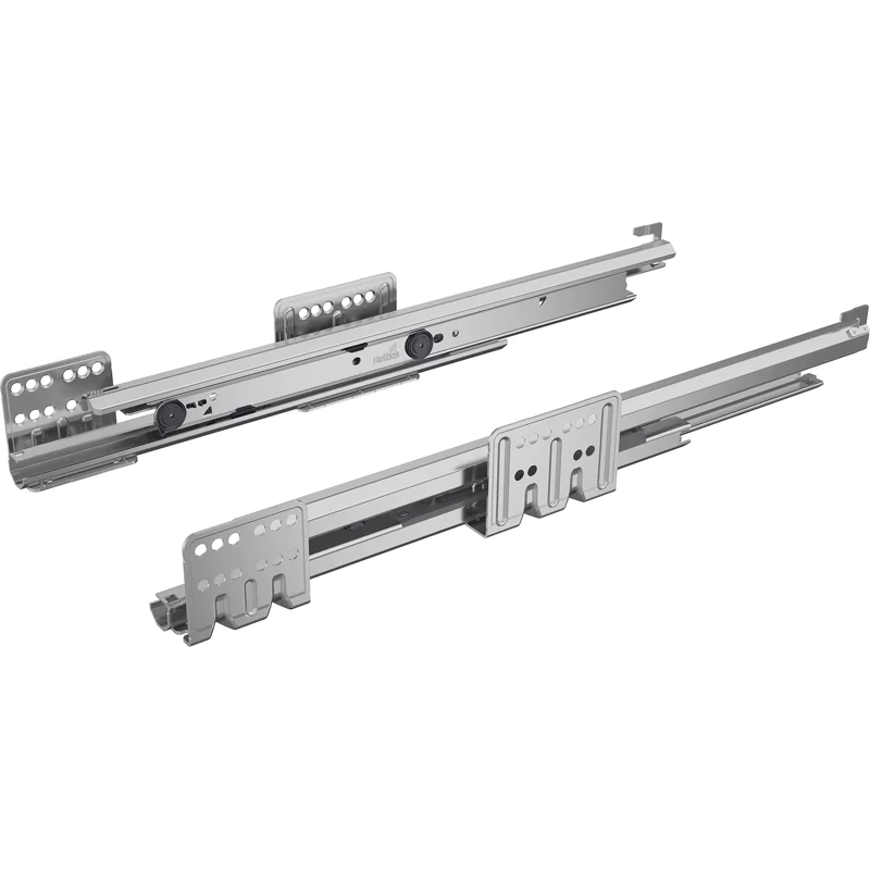 Bild von AuszugsfÃ¼hrung Actro mit Silent System / Push to open Silent; 70 kg; 650 mm; Korpusseitendicke 19 mm (EB 12); links und rechts