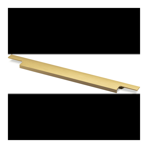 Bild von Elegante Hettich Griffleiste Lamezia in Gold Optik