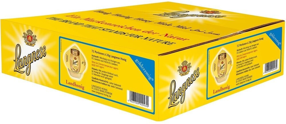 Bild von Langnese Landhonig goldcremig Honig, 72x 20,0 g